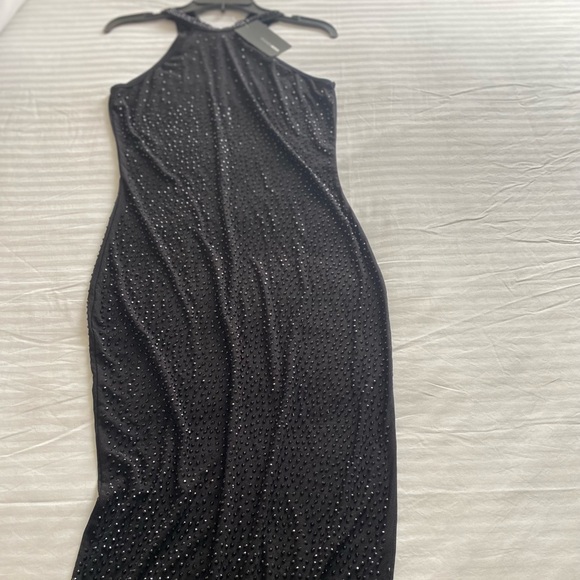 Long sheer rhinestone dress - Picture 2 of 3